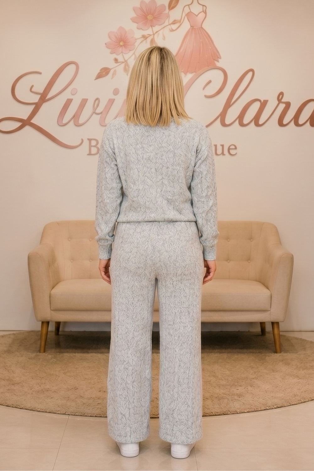 [COMPRE 1 LEVE 2] Conjunto Rebeka Blusa + Calça em Tricot [PROMOÇÃO OUTONO/INVERNO]